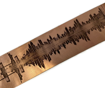 Show details for Pattern Plate RMP184 New York Skyline Picture of Pattern Plate RMP184 New York Skyline