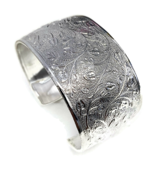 Potter USA - Fine Tools. Silver Plated Cuff Bracelet Pattern 166