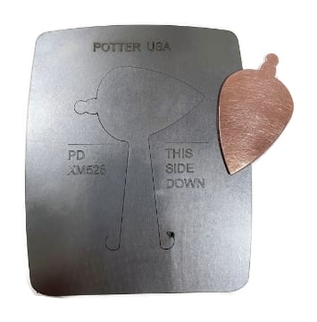 Show details for Pancake Die XM528 Plumb Bob Bauble Picture of Pancake Die XM528 Plumb Bob Bauble