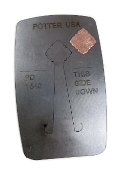 Show details for Pancake Die 1540 Moroccan Geometric Square  Picture of Pancake Die 1540 Moroccan Geometric Square