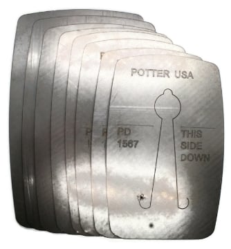 Show details for Pancake Die Bauble Picture of Pancake Die Bauble