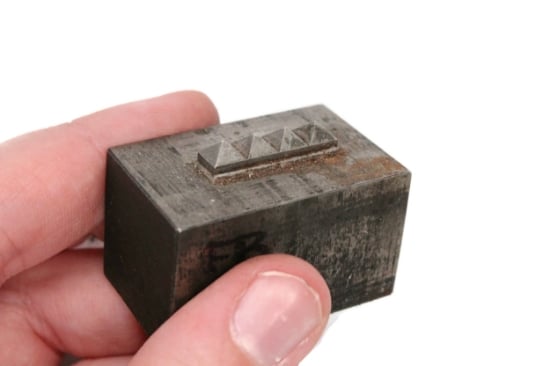 Picture of Impression Die Pyramid Studded Link