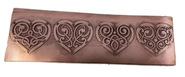 Show details for Pattern Plate RMP195 Nouveau Hearts Picture of Pattern Plate RMP195 Nouveau Hearts