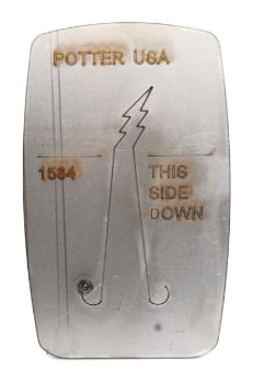 Picture of Pancake Die 1584 Lightning Bolt Size 2