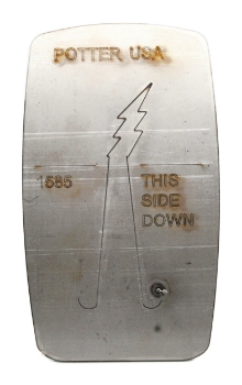 Picture of Pancake Die 1585 Lightning Bolt Size 3