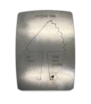 Show details for Pancake Die 1554 3" Pie Slice Picture of Pancake Die 1554 3" Pie Slice