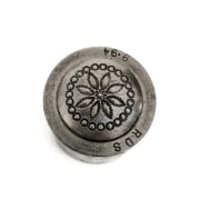 Picture of Impression Die Round Pearled Flower Concho