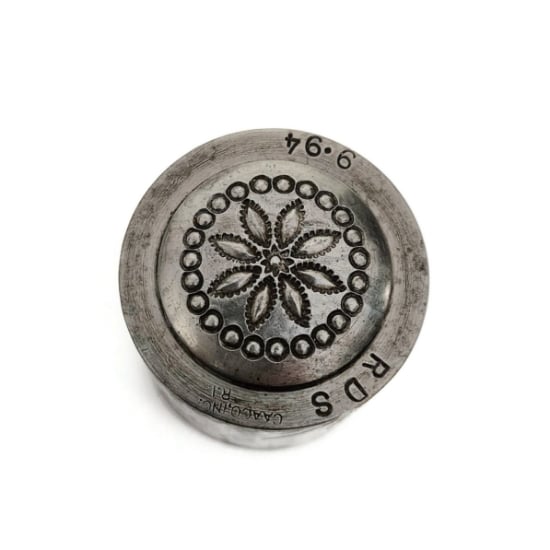 Picture of Impression Die Round Pearled Flower Concho