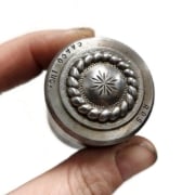 Picture of Impression Die Round Incised Rope Concho