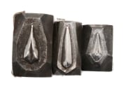Picture of Impression Die Medium Tapered Drops Earrings
