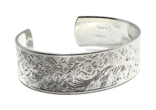 Picture of Silver Plated Cuff Bracelet - Wild Sunflowers