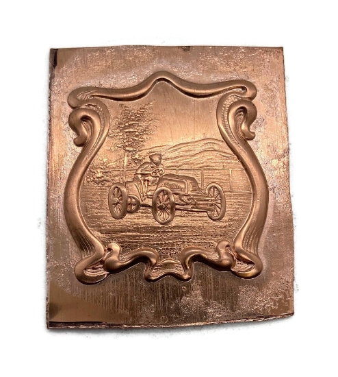 Picture of Copper Stamping "Country Driving" (3 for $15!)