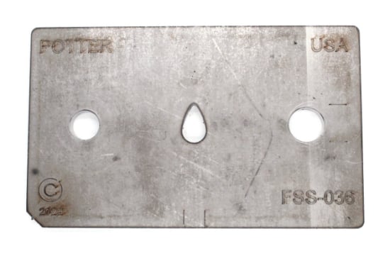 Picture of FSS (Fast Stamping System) Die Set FSS-036 Small Teardrop 5/8"