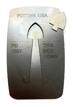 Show details for Pancake  Die  1607 Wide Shield  Picture of Pancake  Die  1607 Wide Shield