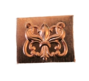 Picture of Copper Stamping "Fancy Fleur de Lis" (3 for $10!)