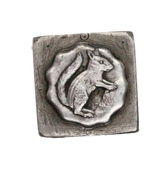 Picture of Impression Die Squirrel Button