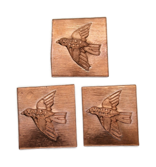 Picture of Copper Stamping "Small Bird" (3 for $10!)