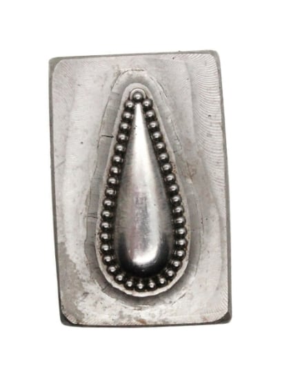 Picture of Impression Die Beaded Teardrop Concho