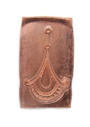 Picture of Copper Stamping "Deco Teardrop" (3 for $10!)