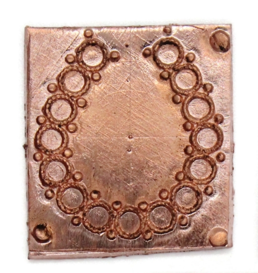 Picture of Copper Stamping "Ringed Hoop" (3 for $10!)