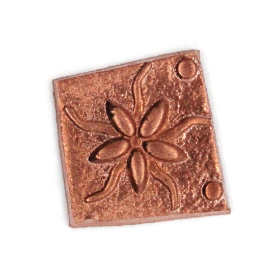 Fancy Metal Stamp, Flower Metal Die, Metal Stamps