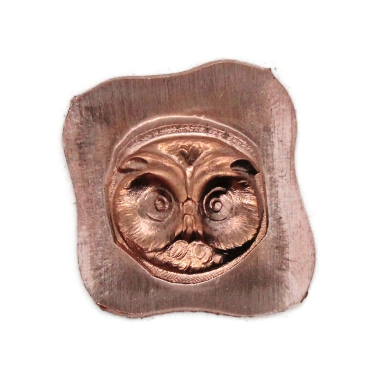 Picture of Copper Stamping "Owl Face" (3 for $10!)