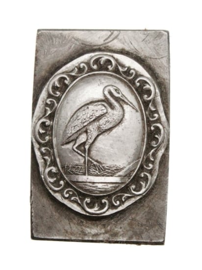 Picture of Impression Die Crane Brooch