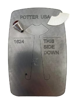 Show details for Pancake  Die  1624 - Cone Pattern 12mm Picture of Pancake  Die  1624 - Cone Pattern 12mm