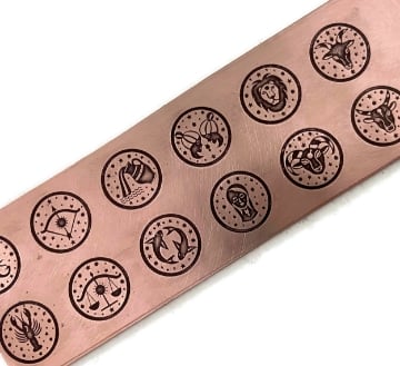 Show details for Pattern Plate RMP252 Zodiac Symbols Picture of Pattern Plate RMP252 Zodiac Symbols