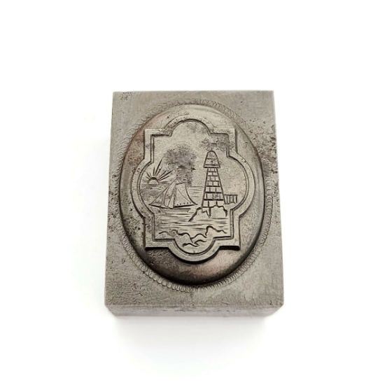 Picture of Impression Die Rustic Lighthouse Locket