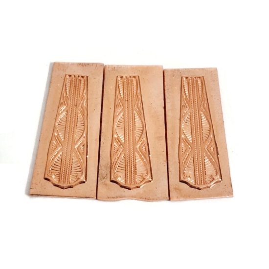 Picture of Copper Stamping "Deco Fanned Drop" (3 for $10!)