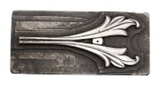Picture of Impression Die Mirrored Leaf Bracelet Half