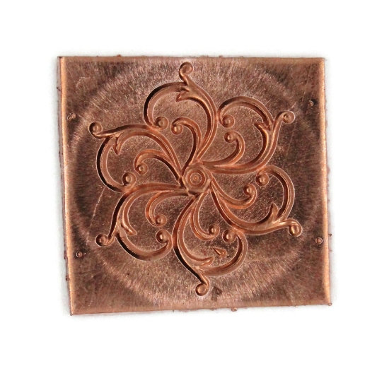 Picture of Copper Stamping "Swirl Flower" (3 for $10!)