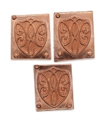Picture of Copper Stamping "Nouveau Shield" (3 for $10!)