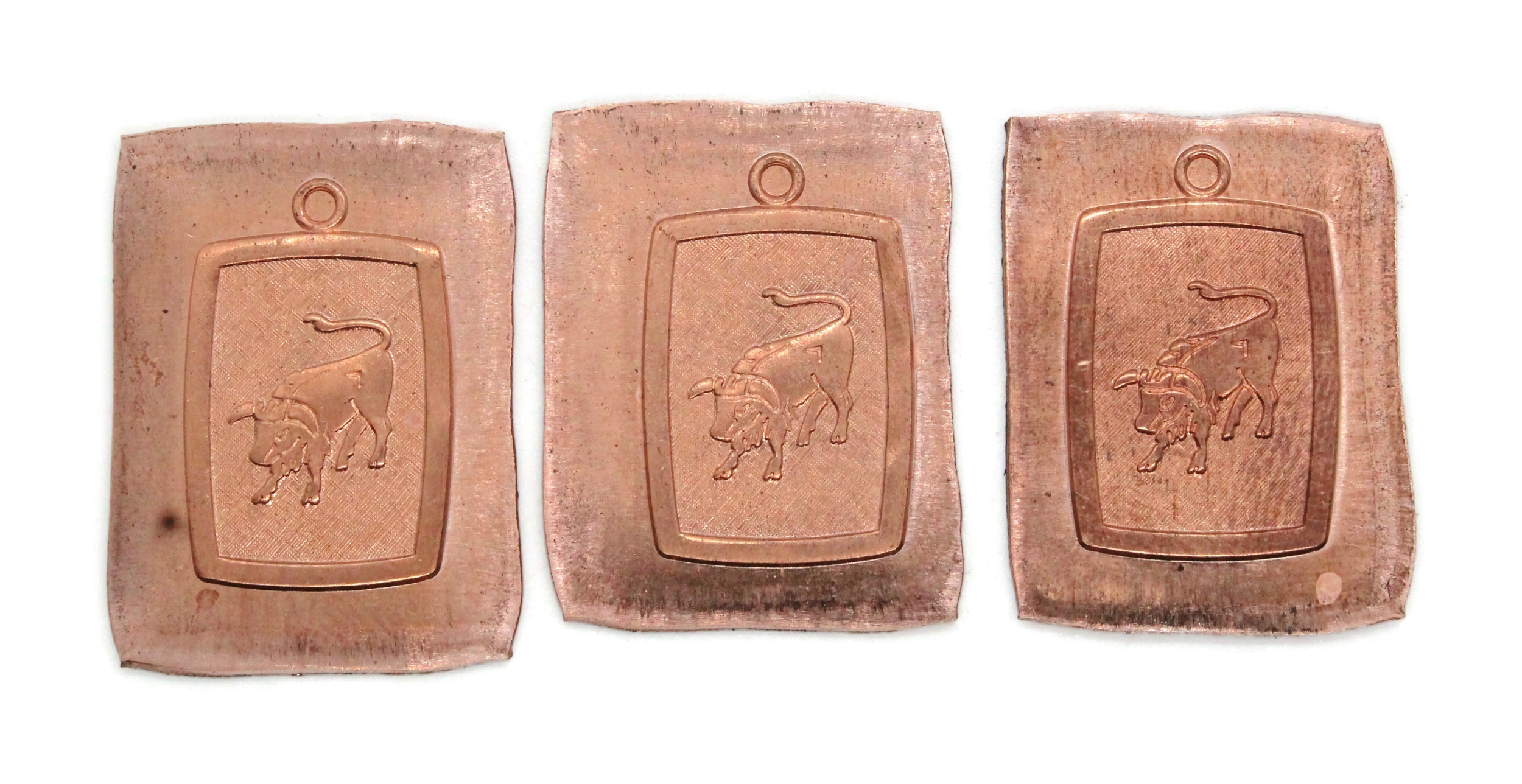 Potter USA Fine Tools. Copper Stamping Taurus