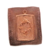 Picture of Copper Stamping "Pisces" (3 for $10!)