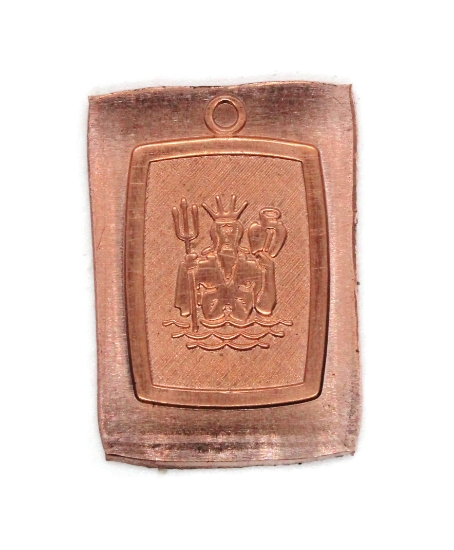 Picture of Copper Stamping "Aquarius" (3 for $10!)