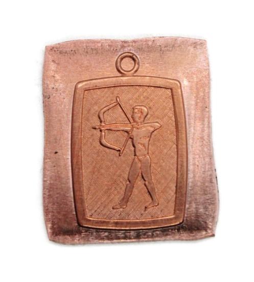 Picture of Copper Stamping "Sagittarius" (3 for $10!)