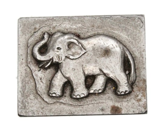 Picture of Impression Die Happy Elephant