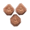 Picture of Copper Stamping "Leafy Quatrefoil Jesus" (3 for $10!)