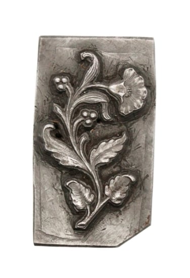 Picture of Impression Die Flower with Leaves and Berries