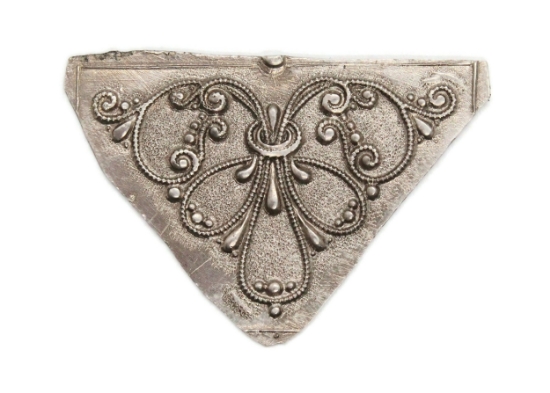 Picture of Sterling Silver Stamping "Beaded Corner"