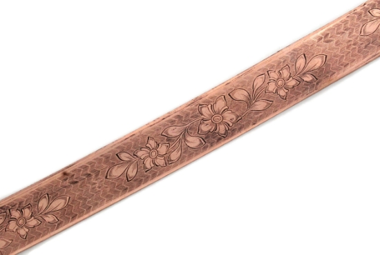 Picture of Chevron Flowers Copper Strip CFW063