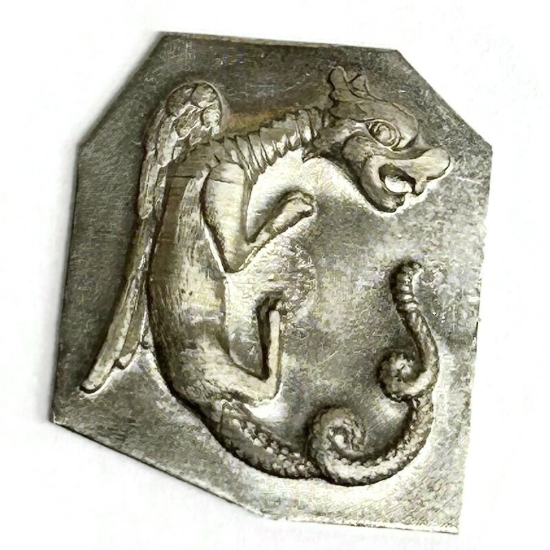 Picture of Sterling Silver Stamping "Coiling Dragon"