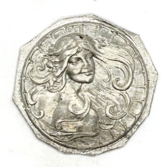 Picture of Sterling Silver Stamping "Long Flowing Hair"