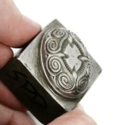 Picture of Impression Die Oval Swirl Concho