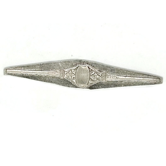 Picture of Sterling Silver Stamping "Beginner Ring w/ Flowers"