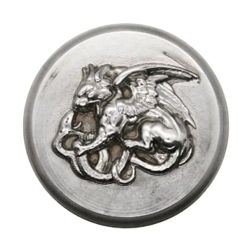 Show details for Impression Die Griffin Battles Serpent Left-Facing Picture of Impression Die Griffin Battles Serpent Left-Facing