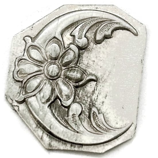 Picture of Sterling Silver Stamping “Moon Flower”