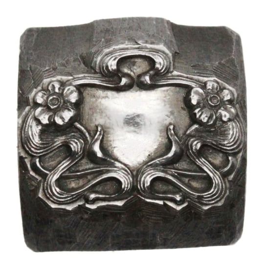 Picture of Impression Die Ribboned Floral Plaque